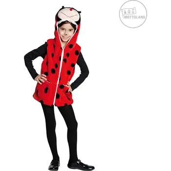 Karnevalový kostým Mottoland Německo Vesta s kapucí - beruška D varianta: 98