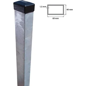 Plotový sloupek Sloupek 60x40mm Zn 1800mm