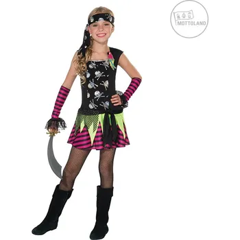 Karnevalový kostým Mottoland Německo Punky Pirate - kostým D varianta: M 5 - 7 roků