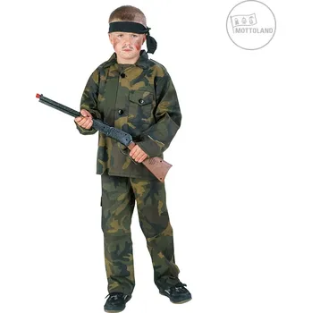 Karnevalový kostým Mottoland Německo Rambo - kostým varianta: 116