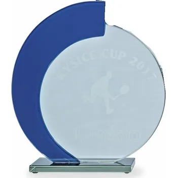 Cinkili Skleněná plaketa C18023 Označení: C, Výška: 170 mm x 180 mm, Průměr: --