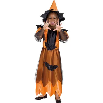 Karnevalový kostým Rubies Německo Půlnoční čarodějka oranžová D varianta: 152