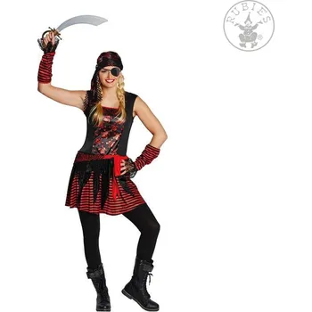 Rubies Německo Pirátka - kostým D varianta: 40