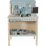 Little Dutch Dřevěný ponk modrý