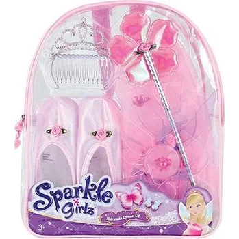Karnevalový doplněk Sparkle Girlz Set pro vílu Růžová