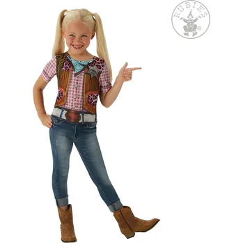 Karnevalový kostým Rubies USA Dětské tričko - kovbojka D varianta: S 3 - 4 roky