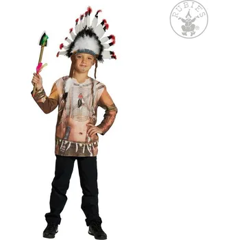 Karnevalový kostým Rubies Německo Tričko s potiskem indián D varianta: 104