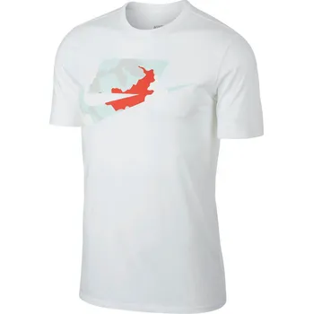 Pánské tričko NIKE Nsw Tee Camo Fill Ftra bílé XL