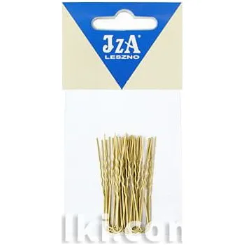 Vlásenky do vlasů profilované, barva zlatá 4,5 cm, 20 ks