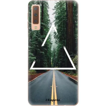 Pouzdro na mobilní telefon Odolné silikonové pouzdro iSaprio - Triangle 01 - Samsung Galaxy A7 (2018)