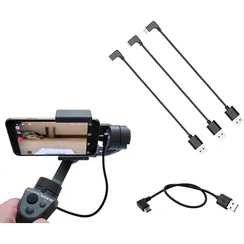 Příslušenství k fotoaparátu mobilního telefonu SunnyLife Krátké nabíjecí kabely telefonů z Osmo Mobile 2, 3, 4 Typ: MicroUSB 30cm