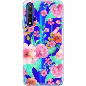Pouzdro na mobilní telefon Odolné silikonové pouzdro iSaprio - Flower Pattern 01 - Huawei Honor 20