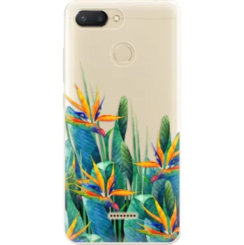 Pouzdro na mobilní telefon Odolné silikonové pouzdro iSaprio - Exotic Flowers - Xiaomi Redmi 6