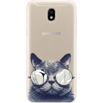 Pouzdro na mobilní telefon Odolné silikonové pouzdro iSaprio - Crazy Cat 01 - Samsung Galaxy J5 2017