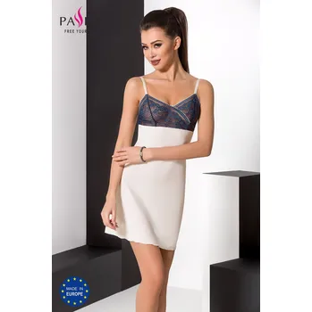 Dámská erotická košilka Passion Ivone Chemise Ecru Velikost XXL/XXXL