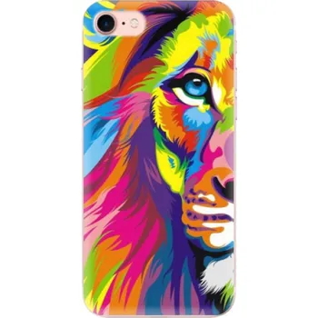 Odolné silikonové pouzdro iSaprio - Rainbow Lion - iPhone 7