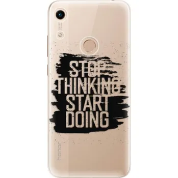 Pouzdro na mobilní telefon Odolné silikonové pouzdro iSaprio - Start Doing - black - Huawei Honor 8A