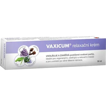 Lék na bolest, zánět a horečku Vaxicum Relaxační krém