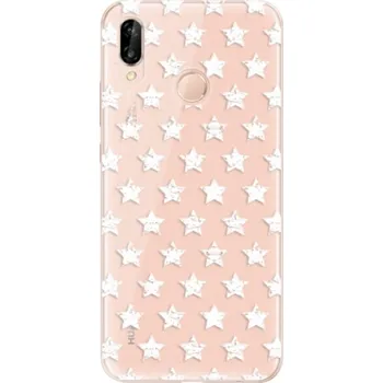 Pouzdro na mobilní telefon Odolné silikonové pouzdro iSaprio - Stars Pattern - white - Huawei P20 Lite