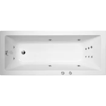 Vana Sanjet masážní vana Eri 160x70 cm, v systému Hydro s pneu ovládáním VT1 + odtokový komplet zdarma + nosná konstrukce zdarma