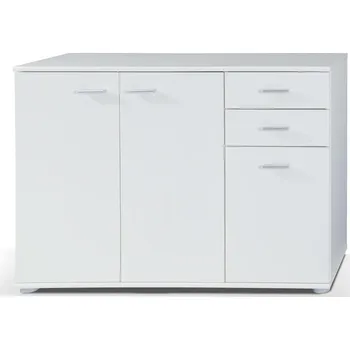 Komoda Komoda MIKE 1, bílá, 106 x&nbsp;75 x&nbsp;35 cm