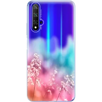 Pouzdro na mobilní telefon Odolné silikonové pouzdro iSaprio - Rainbow Grass - Huawei Honor 20