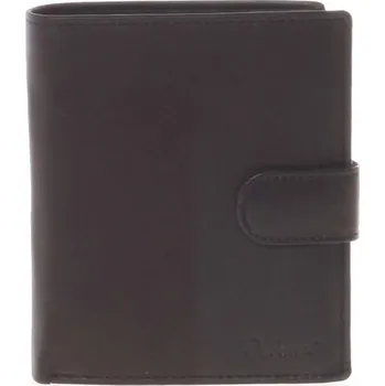 Peněženka Pánská kožená peněženka Delami Saul, černá