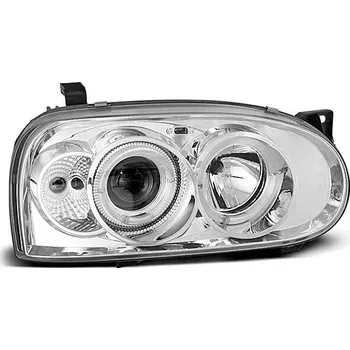 Přední světlomet Přední světla angel eyes VW Golf 3 - chromová