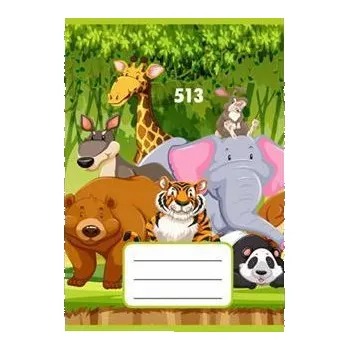 Sešit NO NAME Školní sešit 513, A5, linkovaný, 10 listů ,balení 30 ks 116388