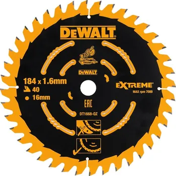Pilový kotouč Dewalt DT1668 184 mm