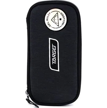 Penál Target Compact Geo Školní penál 1 p. bez náplně černý/bílé logo