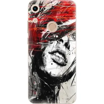 Odolné silikonové pouzdro iSaprio - Sketch Face - Huawei Honor 8A