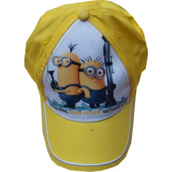 Čepice xcena Minions kšiltovka žlutá
