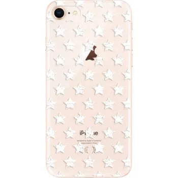 Pouzdro na mobilní telefon Odolné silikonové pouzdro iSaprio - Stars Pattern - white - iPhone 8