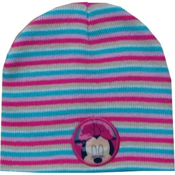 Čepice xcena Minnie Mouse zimní čepice pruhovaná