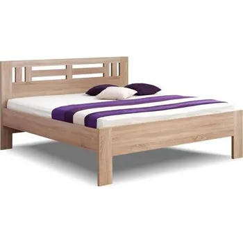 Postel BMB postel Ella Moon dvoulůžko vystavená na prodejně Barva: Lamino Ořech Aida, Rozměr pro matraci: 90 x 200 cm, Provedení: Rovná
