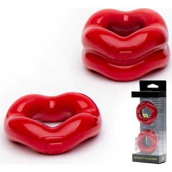 Vibrátor Sport Fucker Revolution Ring Stretch Combo Set Red