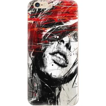 Pouzdro na mobilní telefon Odolné silikonové pouzdro iSaprio - Sketch Face - iPhone 6/6S