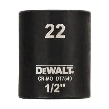 Gola hlavice DeWALT DT7540 nástrčná hlavice EXTREME IMPACT 1/2“ krátká, 22 mm
