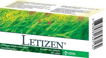 Letizen 50 tbl. Lék na alergii Letizen 50 tbl.