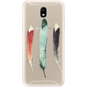 Pouzdro na mobilní telefon Odolné silikonové pouzdro iSaprio - Three Feathers - Samsung Galaxy J5 2017