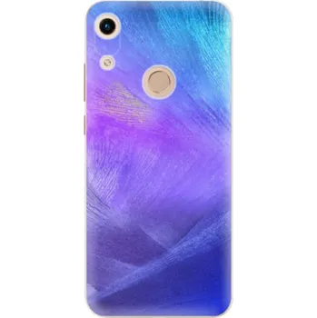 Pouzdro na mobilní telefon Odolné silikonové pouzdro iSaprio - Purple Feathers - Huawei Honor 8A