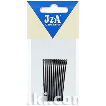 ​Spona do vlasů hladká s kuličkami, barva černá 5 cm, 12 ks