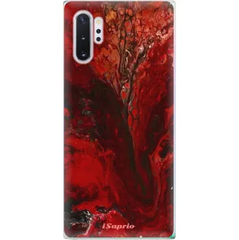 Pouzdro na mobilní telefon Odolné silikonové pouzdro iSaprio - RedMarble 17 - Samsung Galaxy Note 10+
