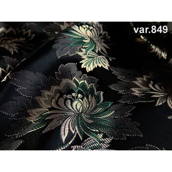 HEDVA ČESKÝ BROKÁT Ondrin 160 krojový brokát MALÝ KVĚT černá | 849