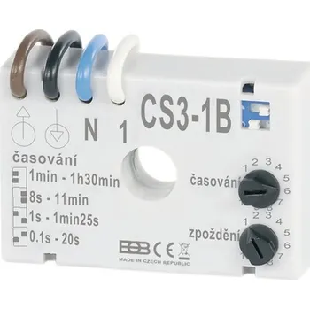 Elektroinstalační materiál Časový spínač Elektrobock pod vypínač CS3-1B