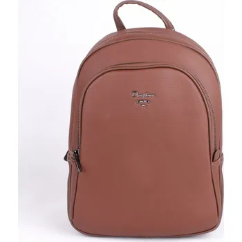 Středně velký městský hnědý batoh David Jones CM5323 s obsahem cca. 9l l