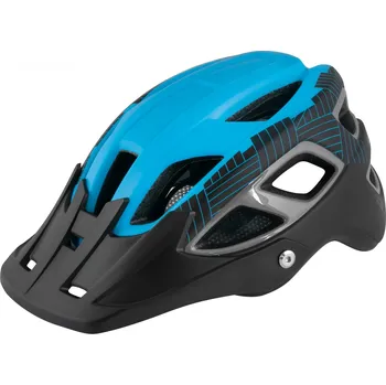 Cyklistická přilba Force Aves MTB černá/modrá matná