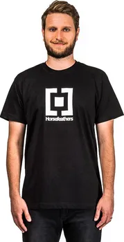 Pánské tričko Horsefeathers Base černé  XL