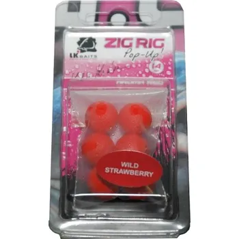 Nástraha LK Baits pěnové boilies Zig Rig Aroma Pop-Up 14mm Příchuť: Wild Strawberry